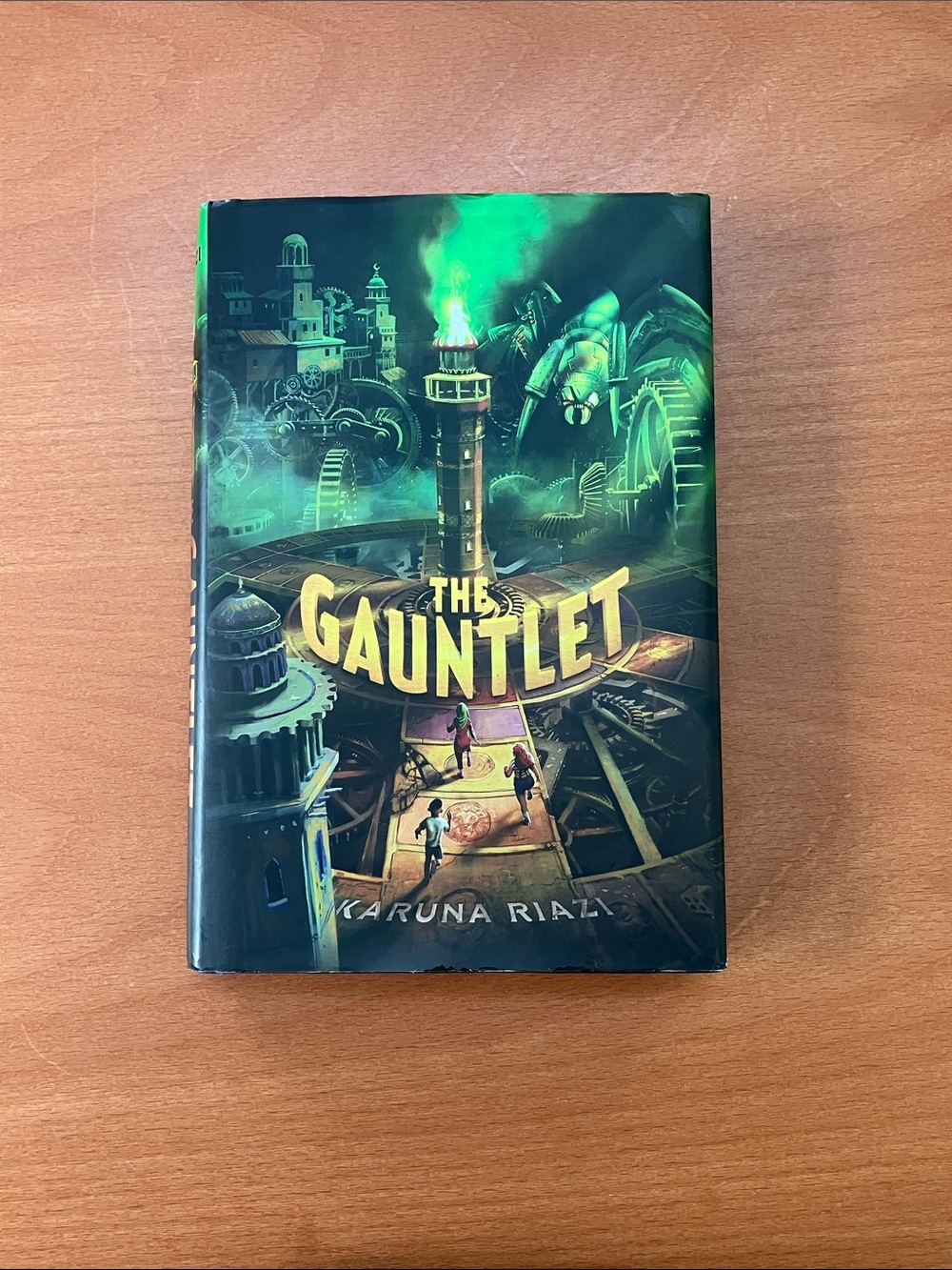 The Gauntlet by Karuna Riazi - Green & Gold Hardcover